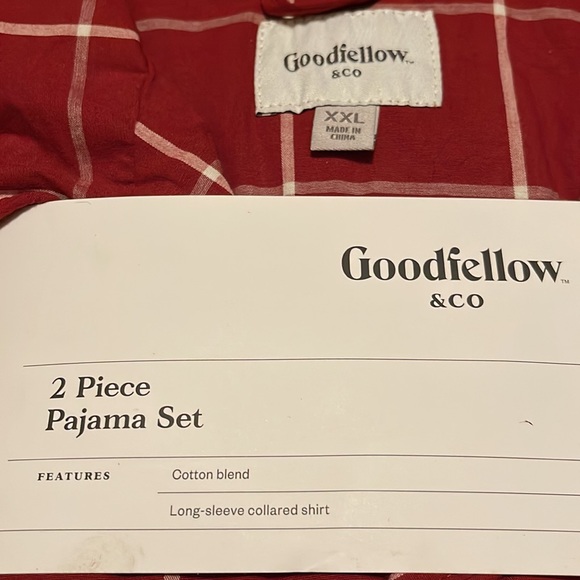 2 Piece Cotton Blend Long Sleeve collared shirt Pajama Set. Brand New! Great 🎁 - Picture 5 of 6